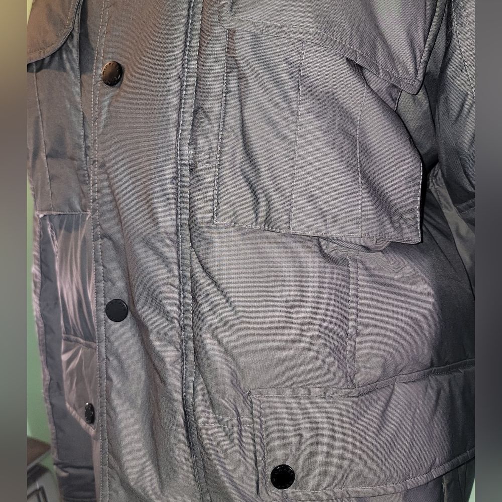 Mens Muchael Kors puffer coat Grey - Picture 4 of 5